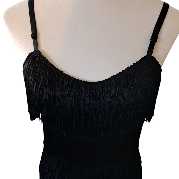 Cheryl Creations Black Fringe Dress - Picture 6 of 8